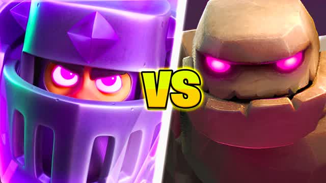 🔴MEGA KNIGHT VS SNEAKY GOLEM🔵