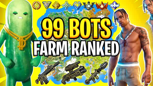 99 BOTS⭐ FARM RANKED ⭐ALL GUNS(ALL CARS)