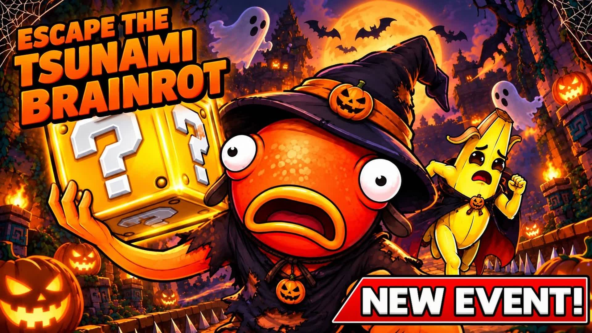 Escape The Tsunami Brainrot, Fortnite island 9620-9241-9130 by kaironl