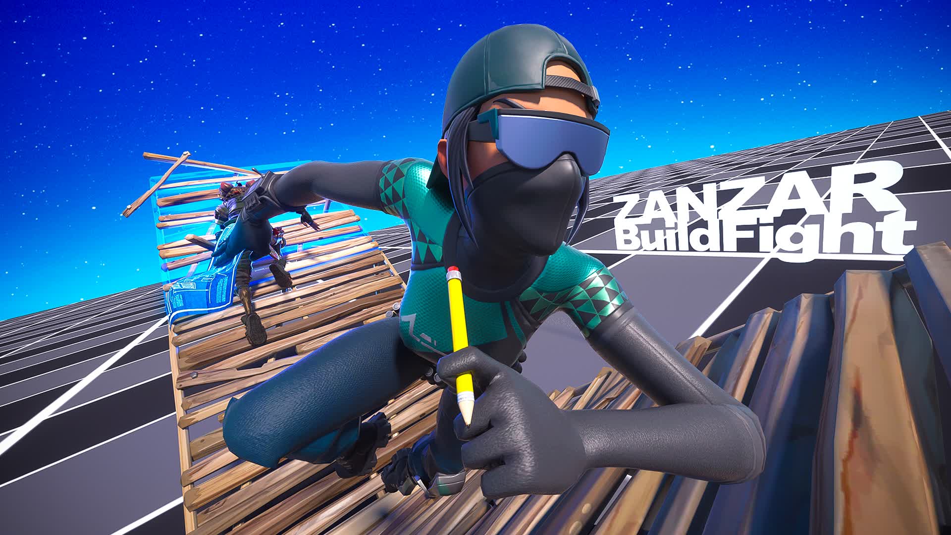 1v1 build fight Zanzar