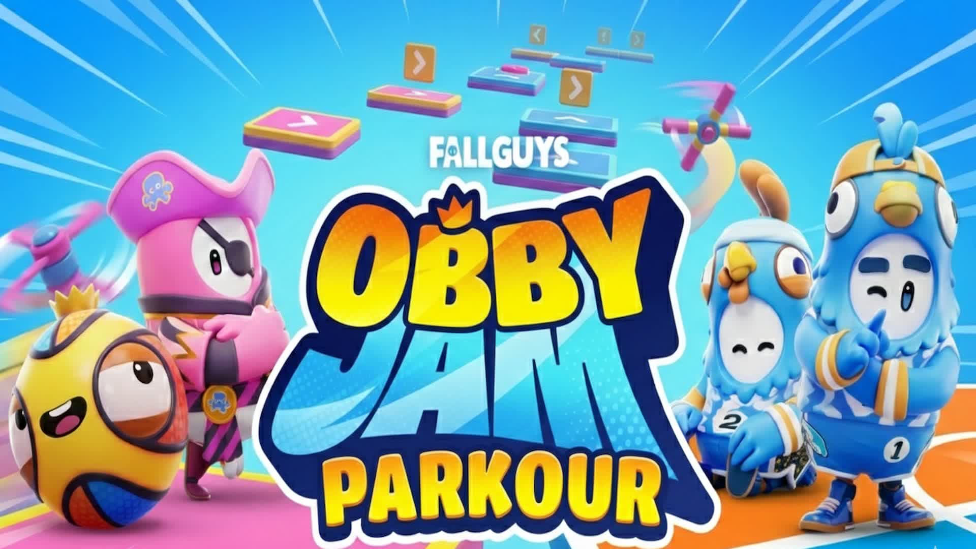 FALL GUYS CROWN JAM PARKOUR