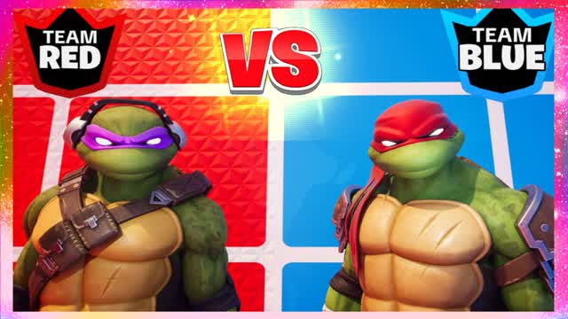 TMNT  RED VS BLUE 🔴🔵 CRAZY PVP