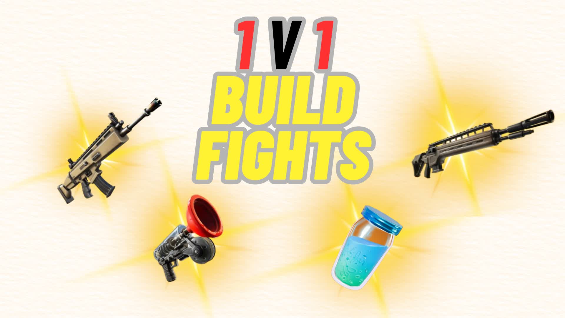 1V1 BUILD FIGHTS - ALL GUNS