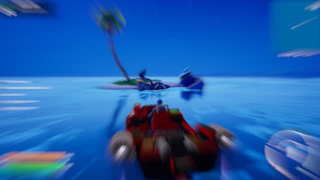 Ile désert et bâteaux