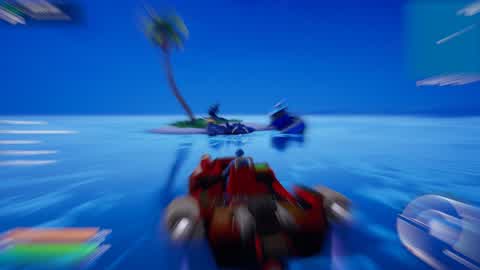 Ile désert et bâteaux