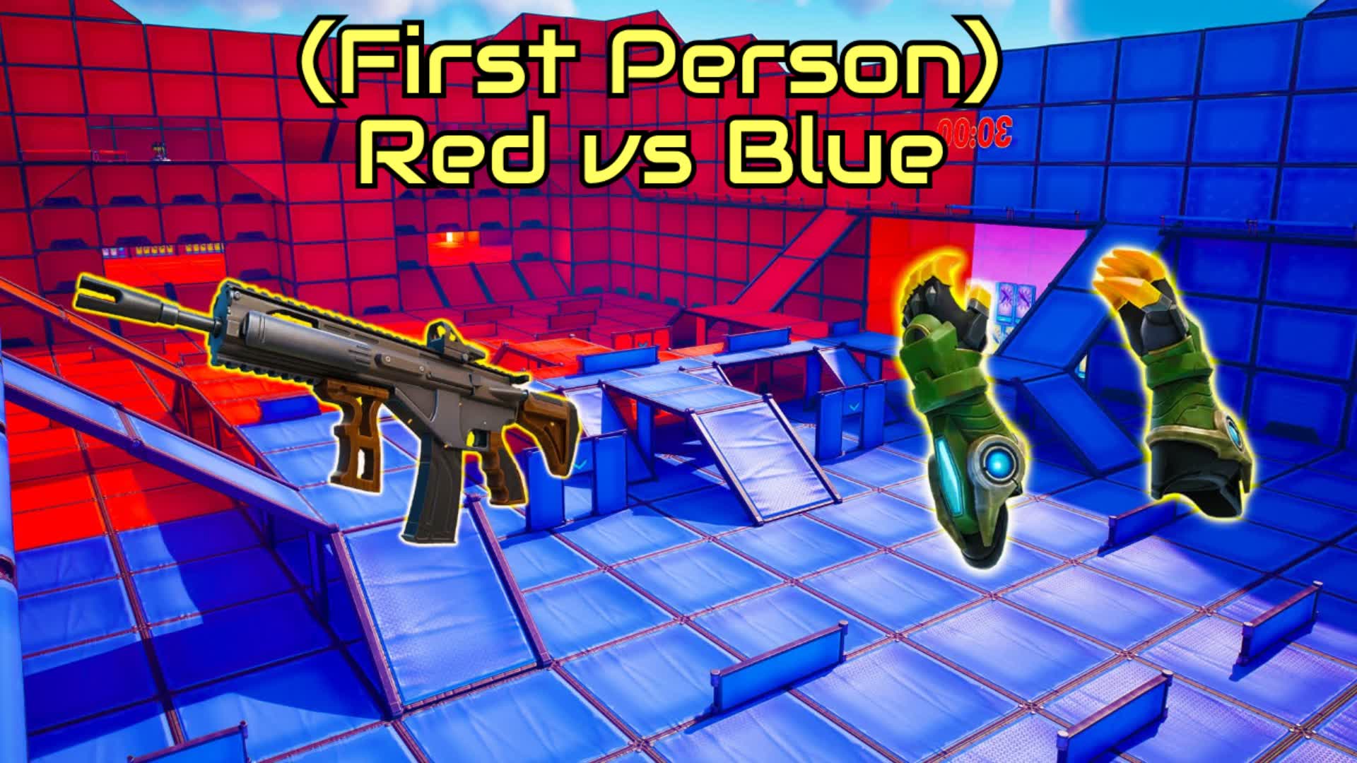 First Person Red Vs Blue!!! 9899-6414-2824 by legendx - Fortnite ...
