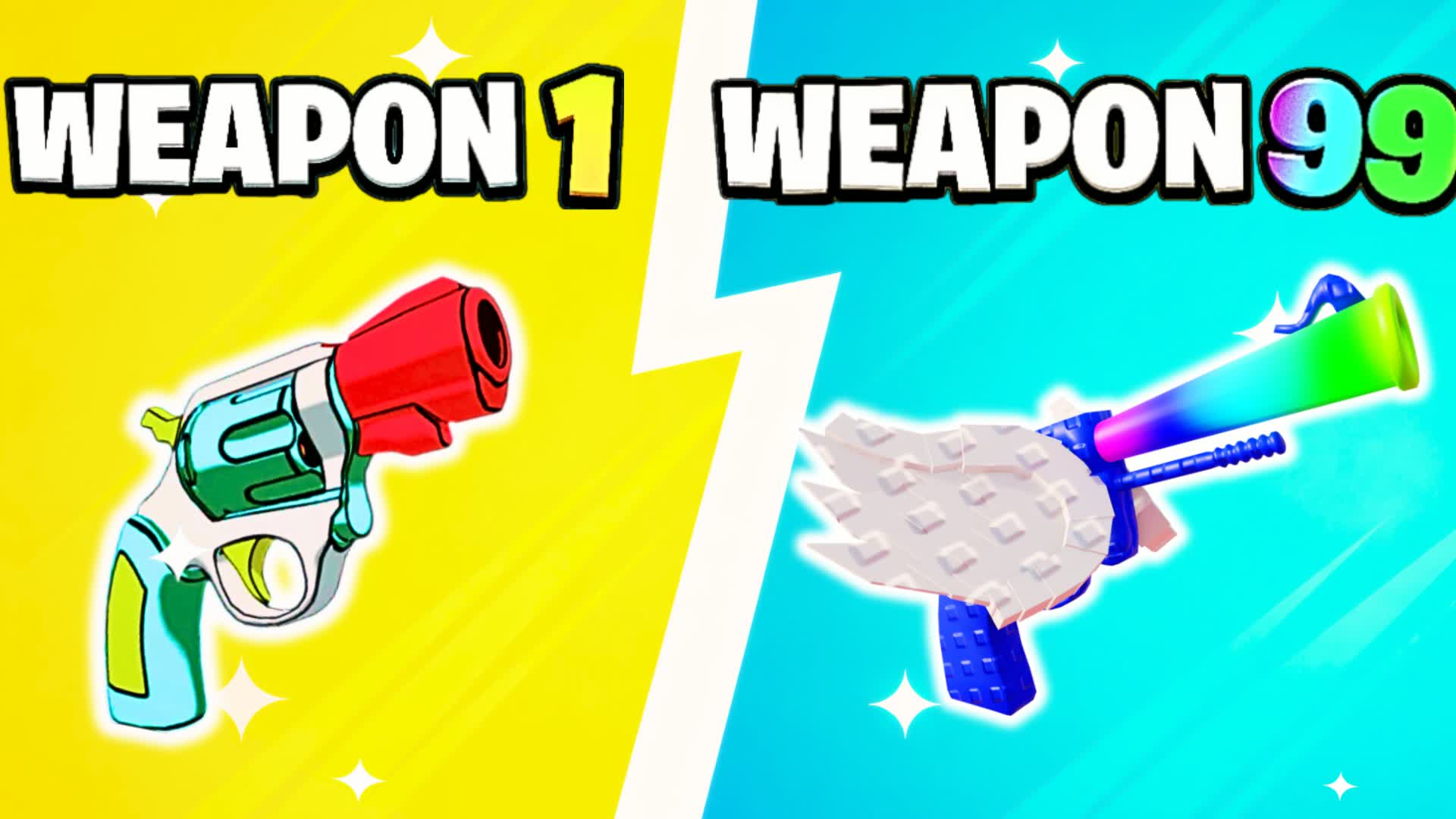 GUN GAME FFA ALLGUNS 🎯 RYU A7!