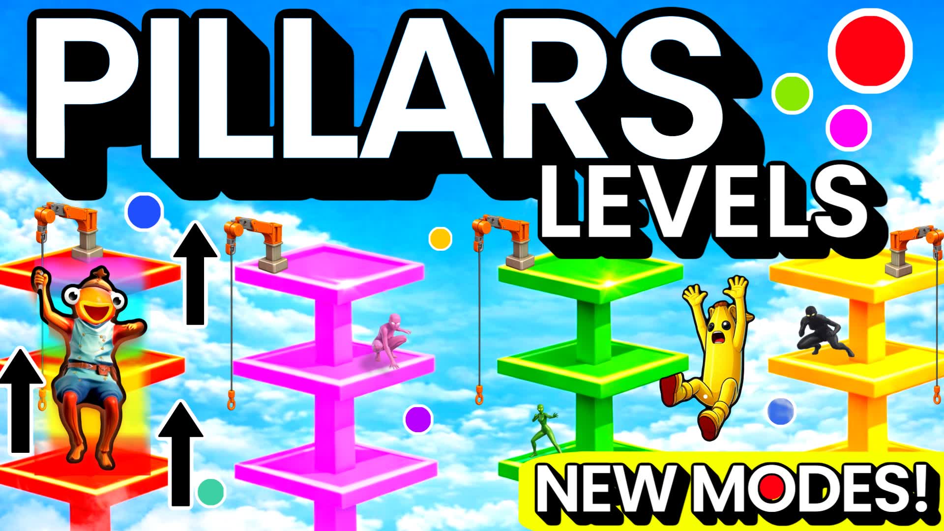 Mega Level Pillars - Crazy Lava Pillers