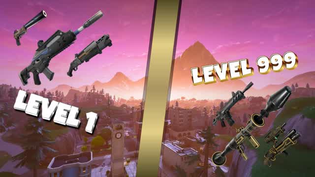 Tilted Towers Mythic & Exotic Gun Game