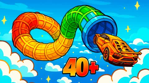 Rainbow Car Parkour