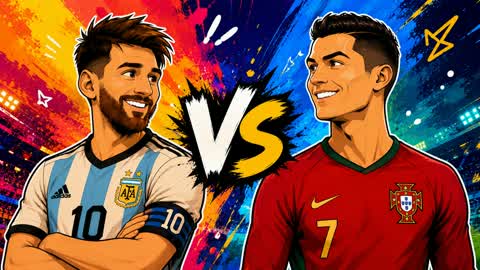 MESSI VS RONALDO RVB