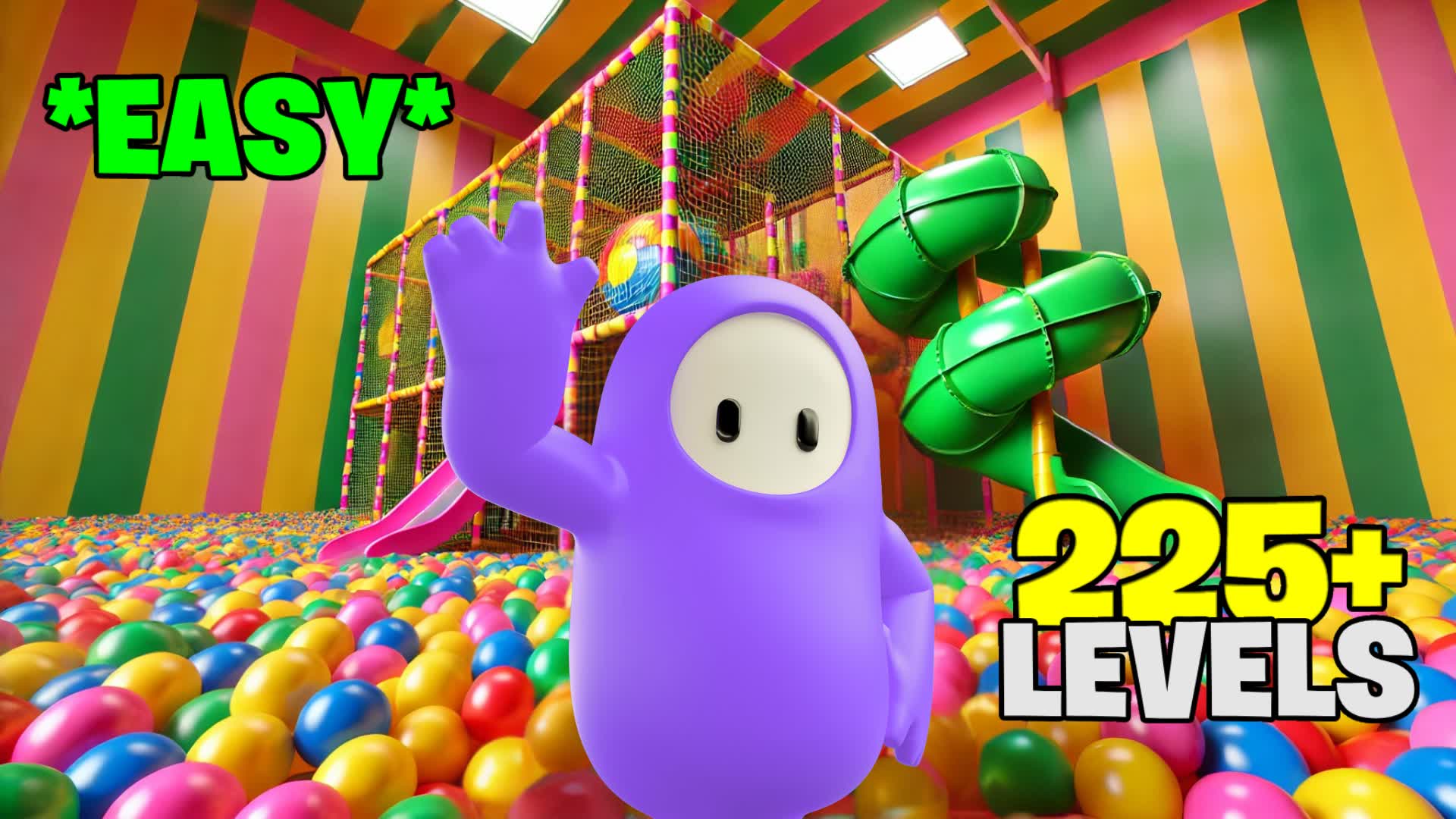 🎉NEW YEAR FALL GUYS OBBY PARKOUR🎉