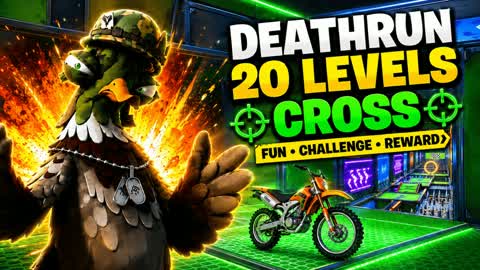 🔥DEATHRUN 20 LEVELS CROSS 🏍️