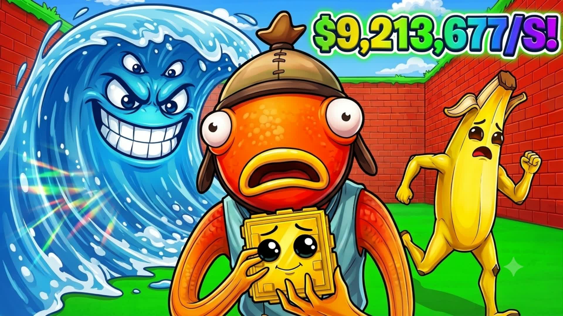 STEAL AND RUN BRAINROT TSUNAMI