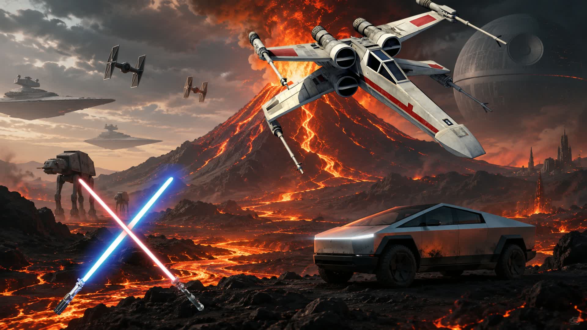 🔥ボルケーノ シティ x スター・ウォーズ 🛸