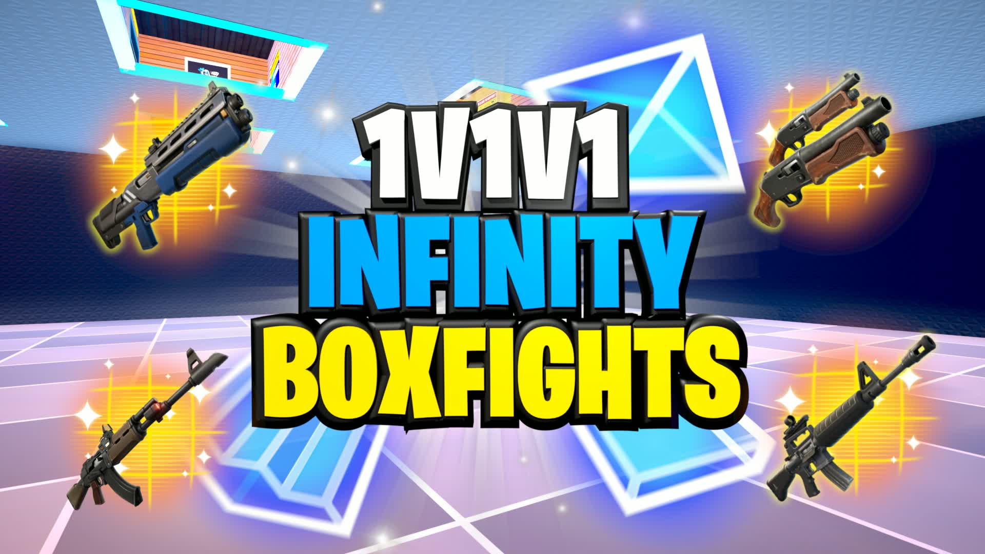 1V1V1 INFINITY BOX FIGHTS (FFA) 📦
