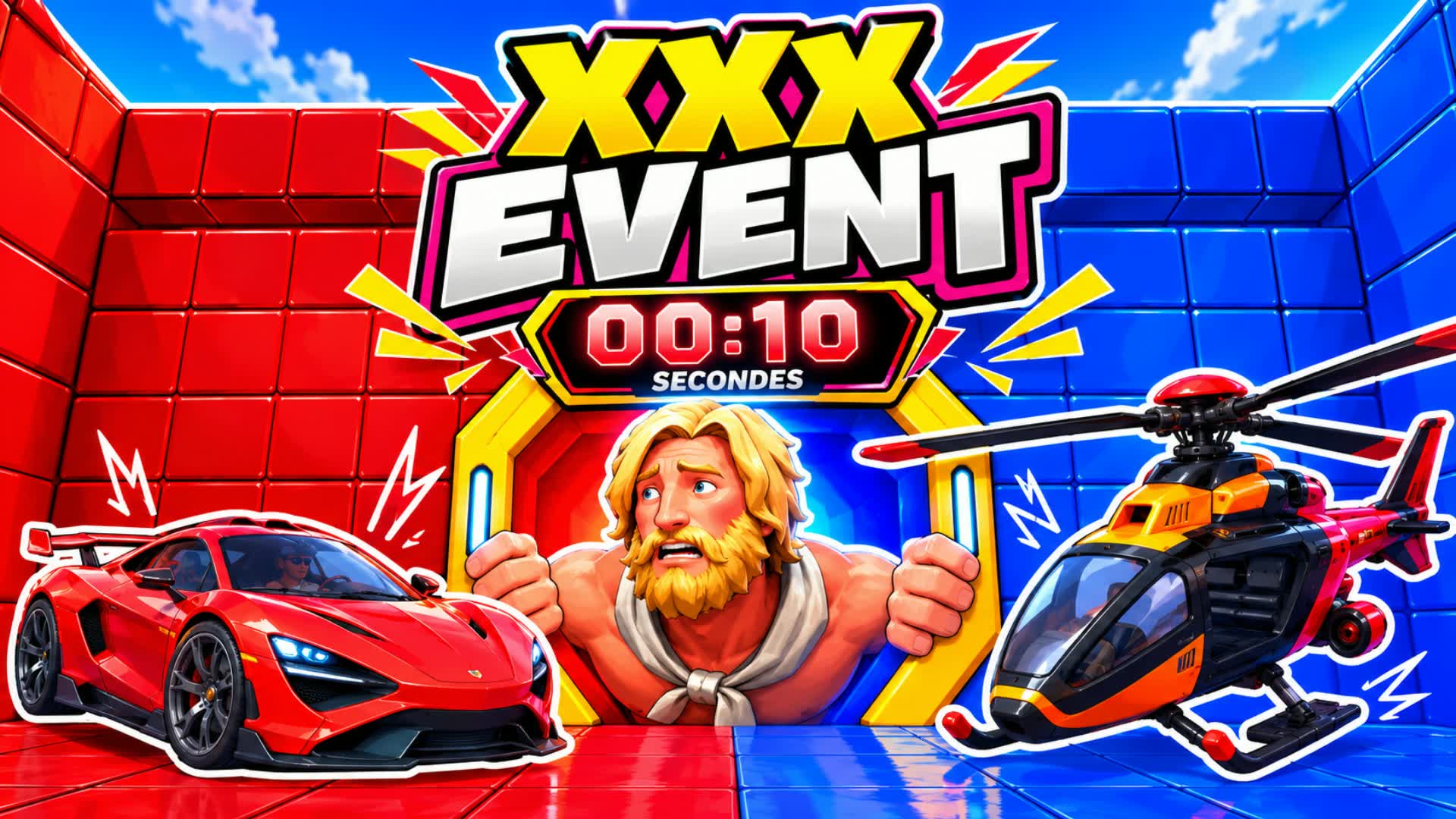 SUPER RED AND BLUE (NEW EVENT)