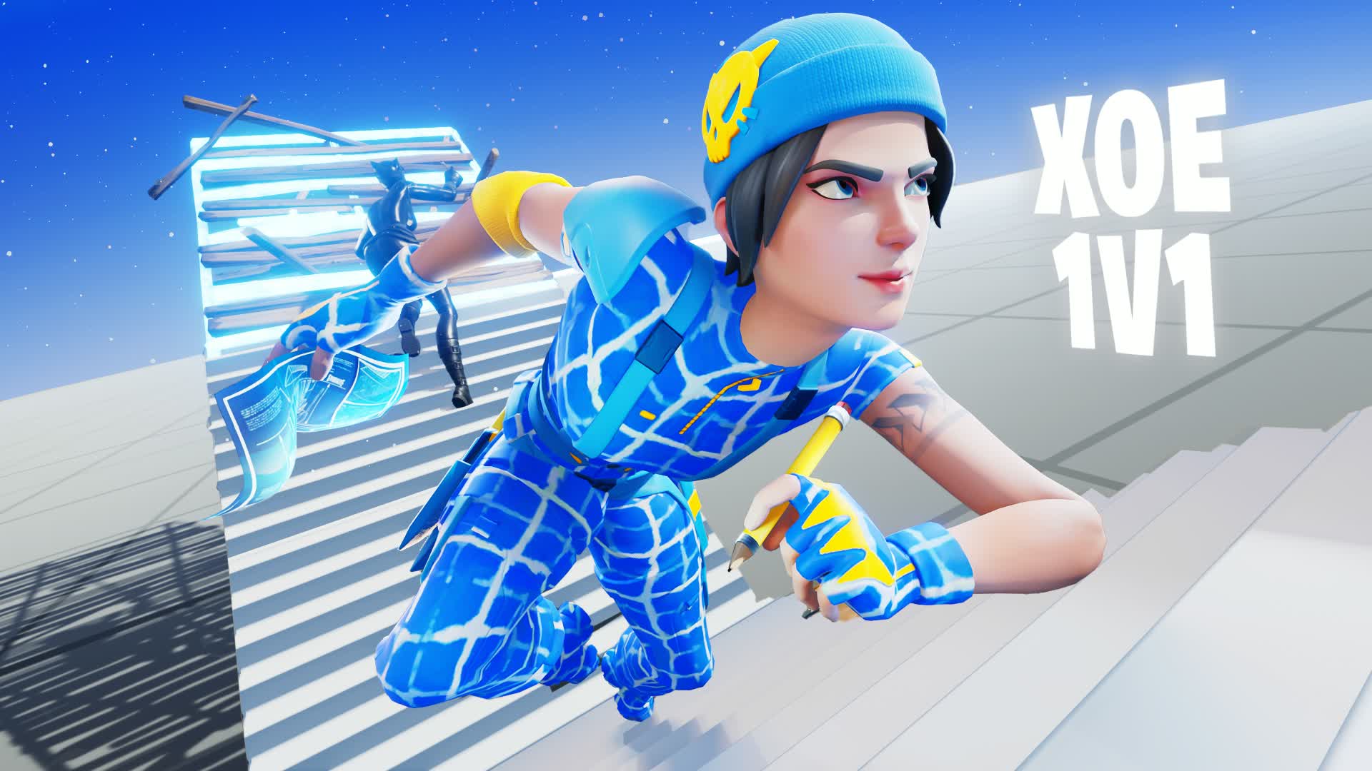 Xoeの1v1ビルドバトル（ポンプショットガン200個）