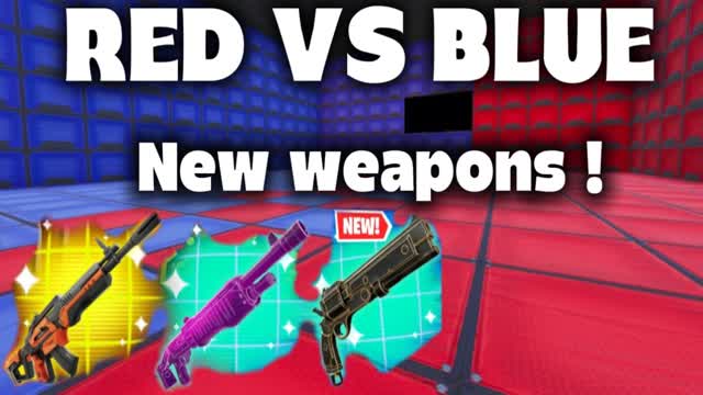 !NEW WEAPONS! RED VS BLUE  🔴🔵