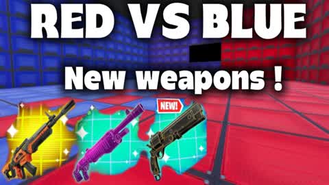 !NEW WEAPONS! RED VS BLUE 🔴🔵