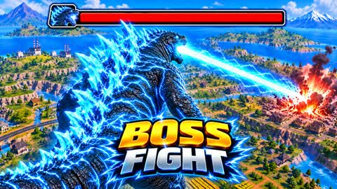 Super Godzilla Boss Fight