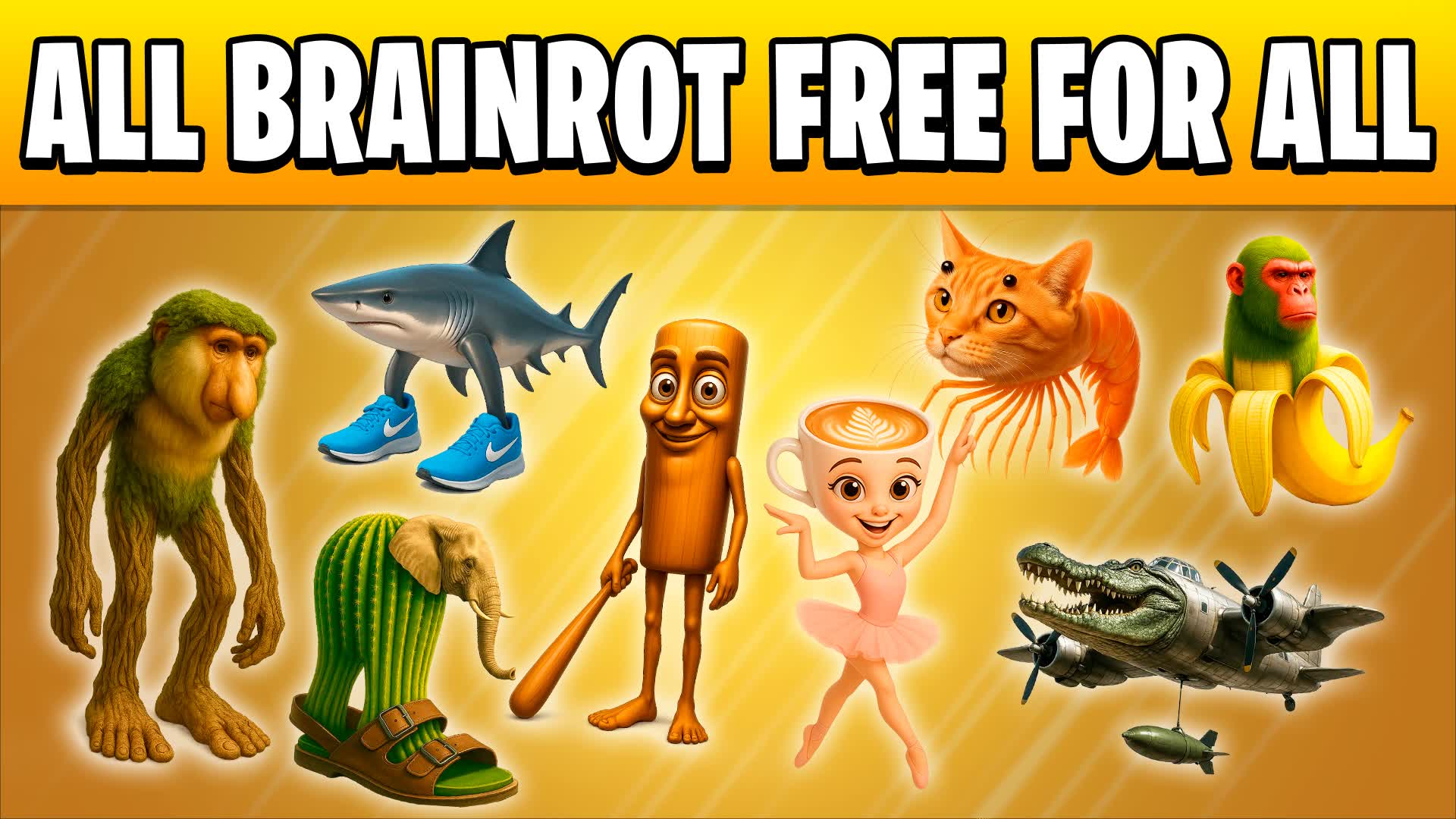 ALL BRAINROT - FREE FOR ALL