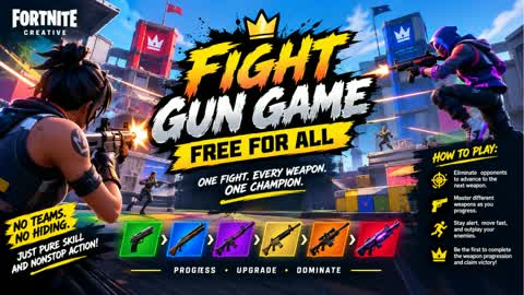 🔫 FIGHT GUN GAME: FREE FOR ALL
