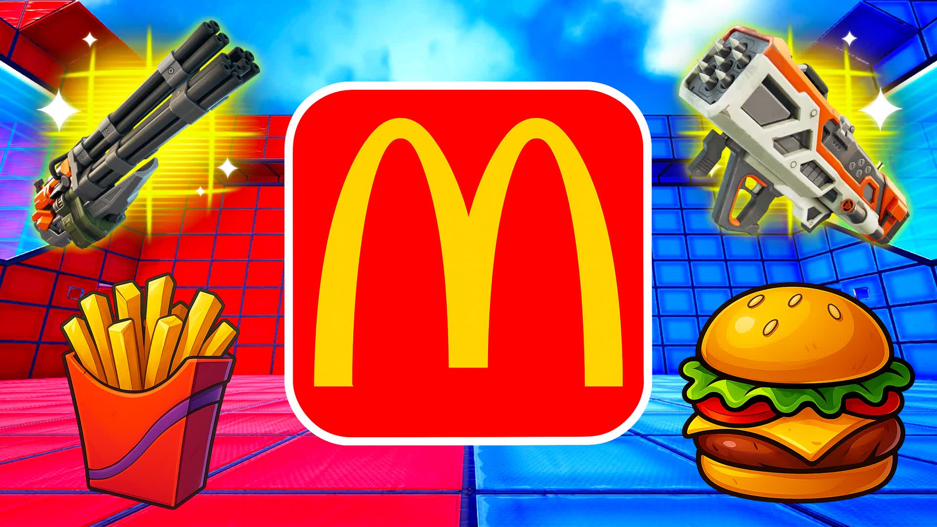 MCDONALD´S RED VS BLUE 🔴🔵