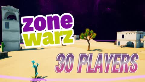 30 PLAYERS DESERT ZONE WARZ !