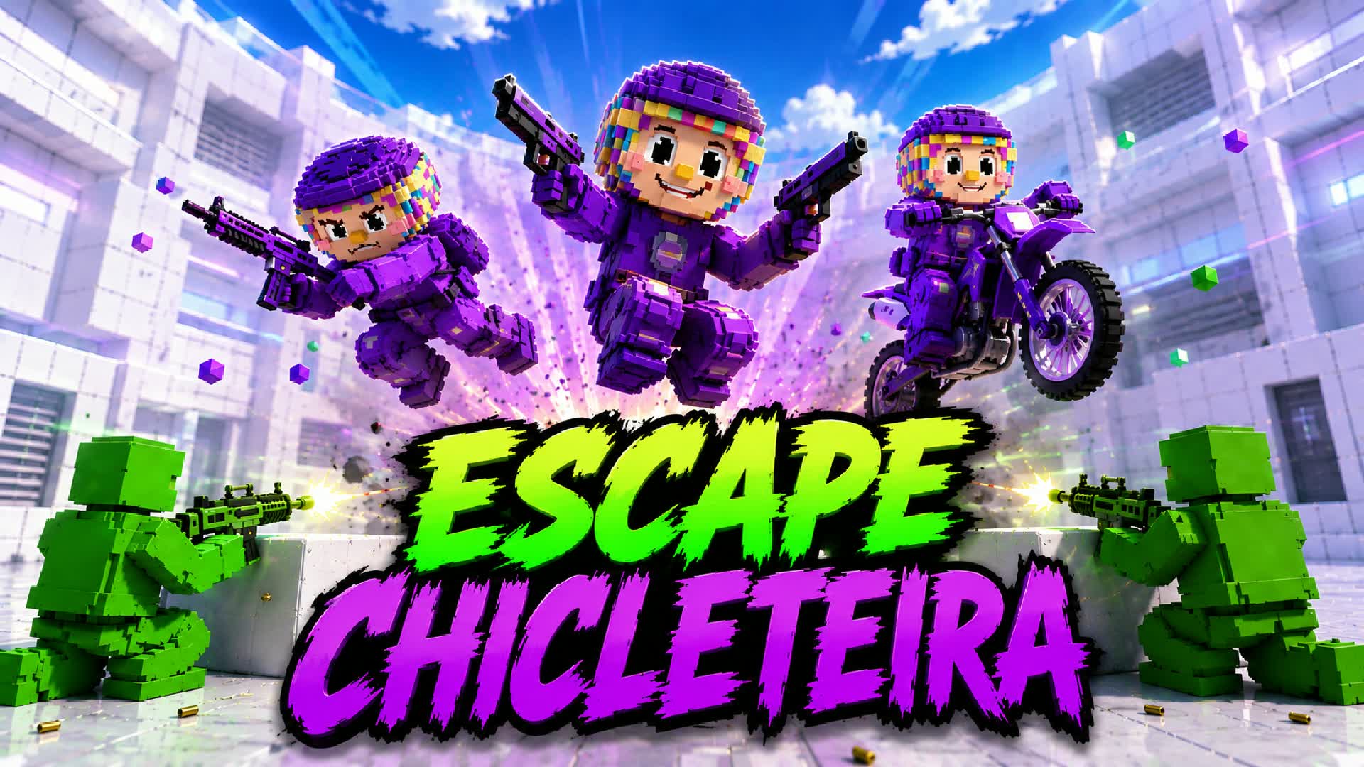 Los Chicleteiras PRISON RUN! (PARKOUR)