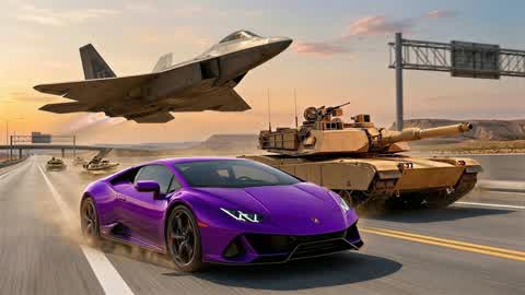 🚗MILITARY DRIVE FARM🧟