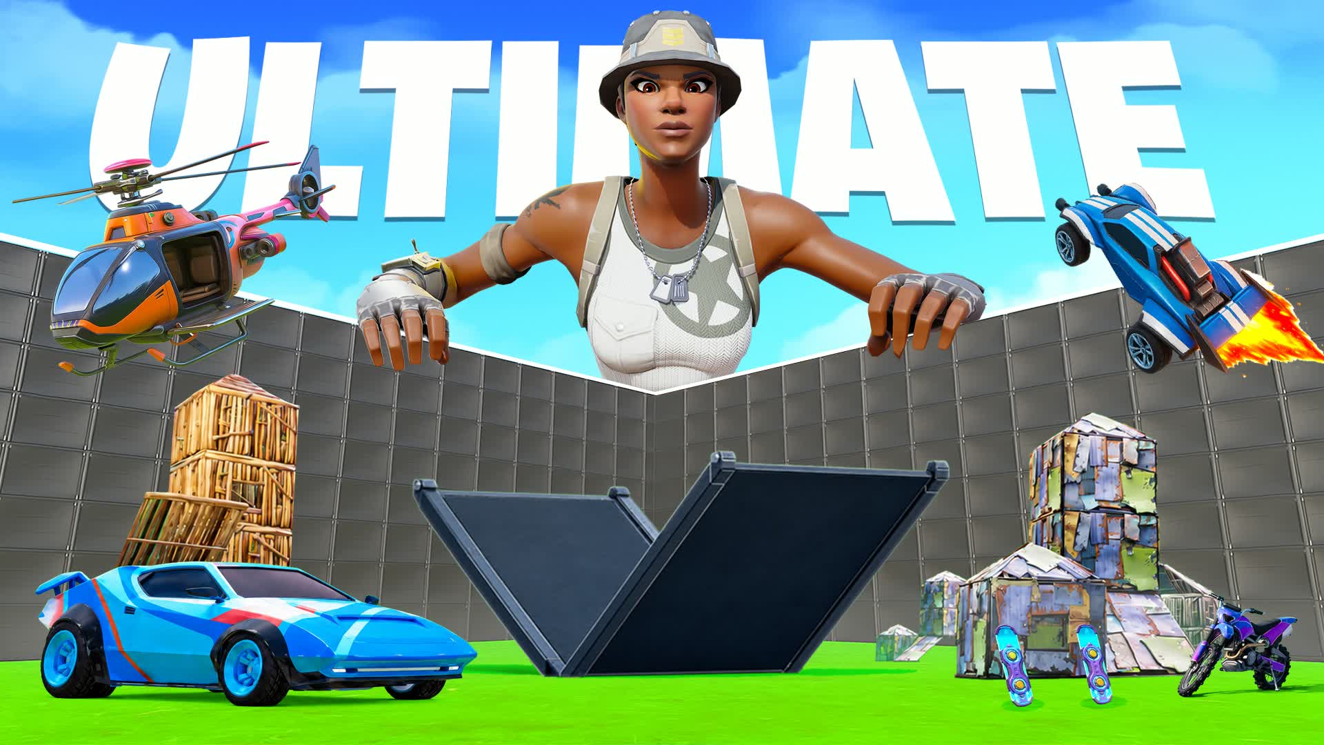 ULTIMATE 1V1 - ALL GUNS FFA HEXO