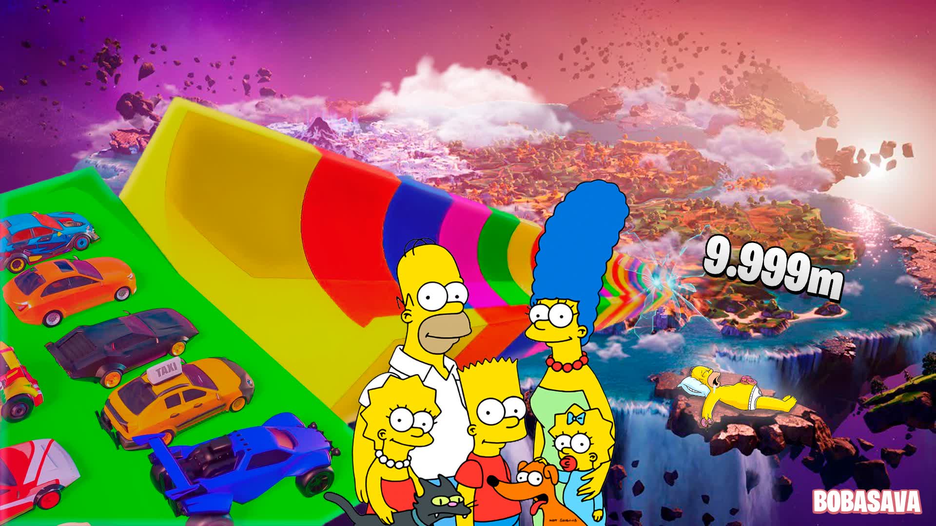 🥎Simpsons Mega Ramp🥎 1601-4016-9826 by bobasava - Fortnite Creative Map ...