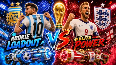 ENGLAND VS ARGENTINA GUN GAME WORLD CUP
