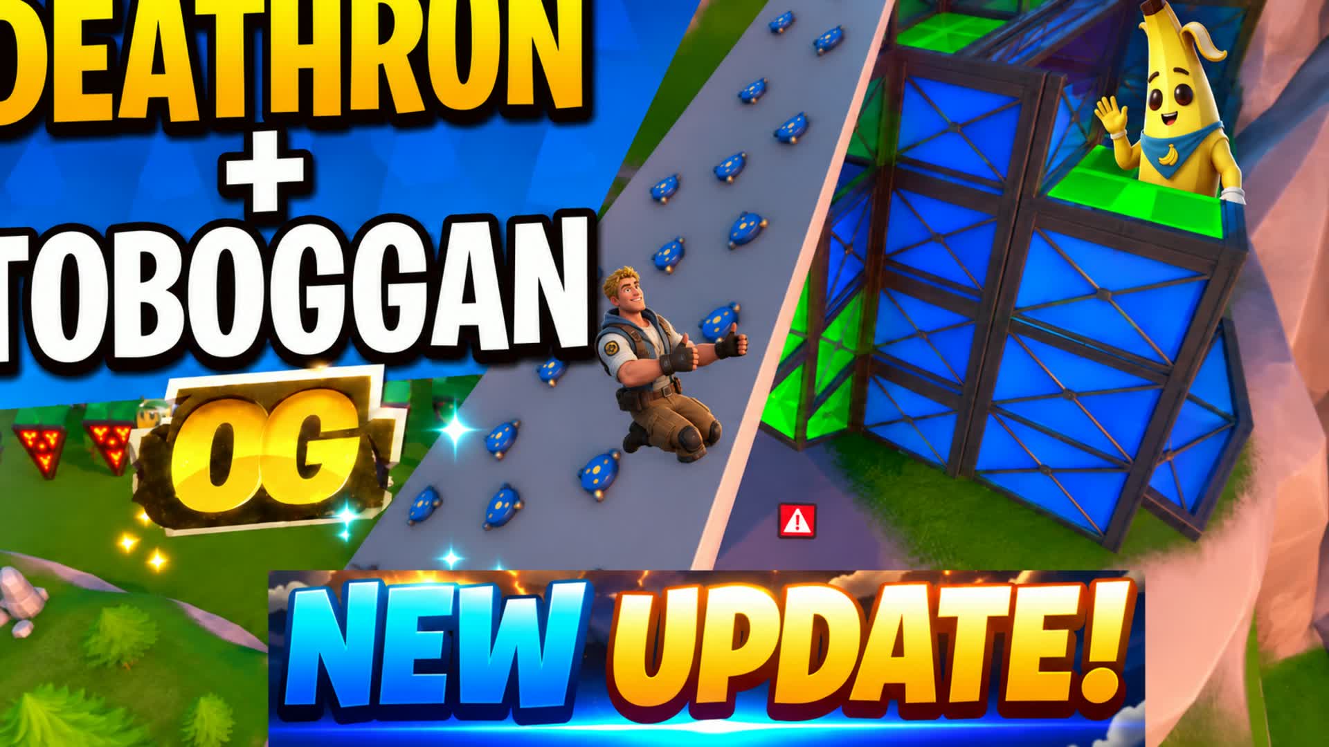 SUPER OG PARCOURS + TOBOGGAN 1.8