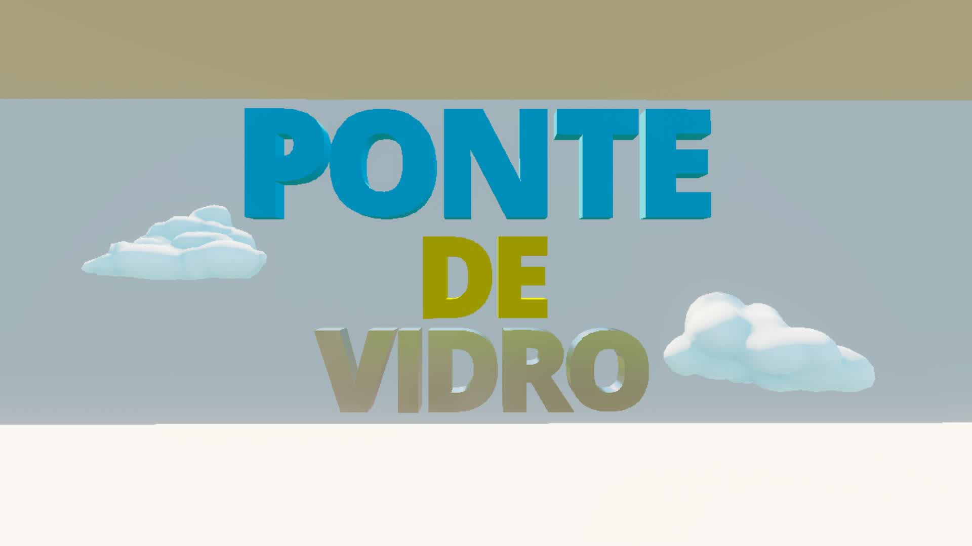 🌈 PONTE DE VIDRO ☁️