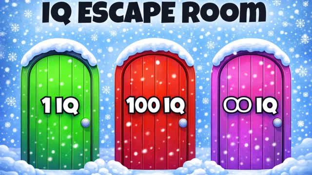 WINTER IQ ESCAPE ROOM❄️ IQ ESCAPE ROOM