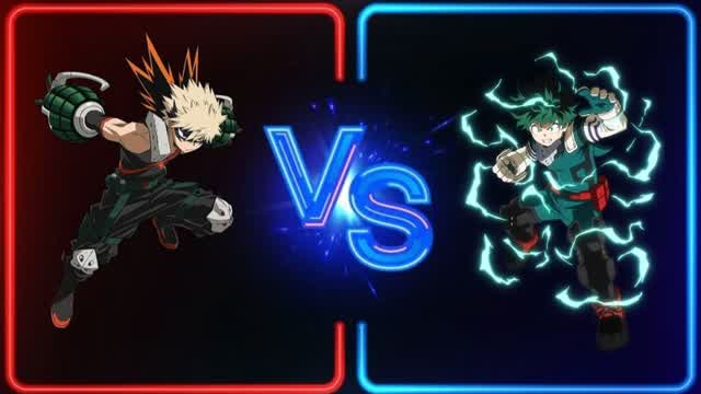 Izuku Midoriya VS Katsuki Bakugo