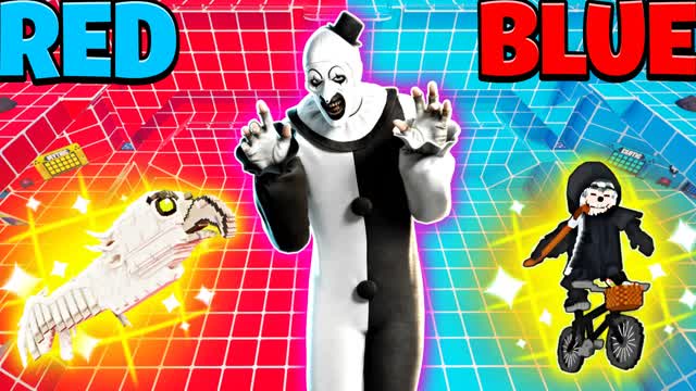 CRAZY RED VS BLUE 🔴🔵 NEW