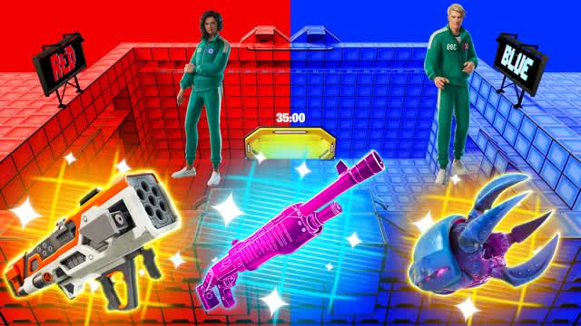 CRAZY SQUID GAME RED VS BLUE đŽđ”