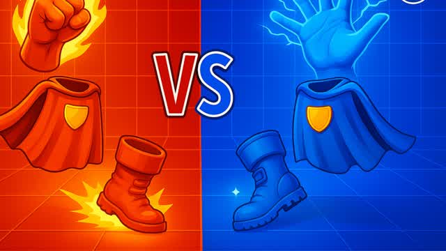 SUPER RED VS BLUE 🔴🔵
