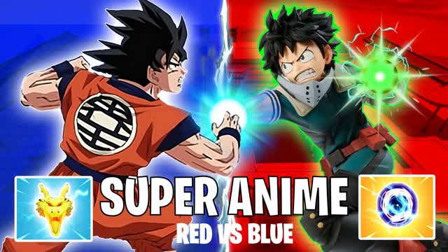 SUPER ANIME RED VS BLUE🔴🔵