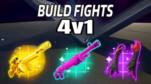 BUILD FIGHTS 💥 4V1 💥