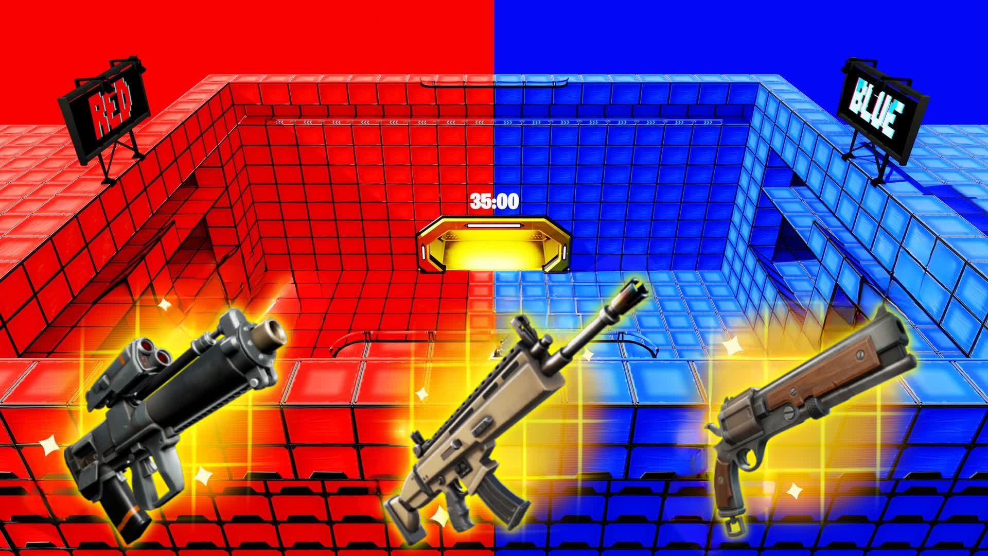 ESCAPE RED VS BLUE 🔴🔵