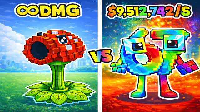 🌱SUPER PLANTS VS BRAINROTS✨