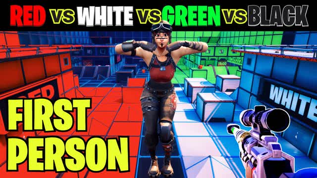 FIRST PERSON:🔴RED⚪️WHITE🟢GREEN⚫️BLACK