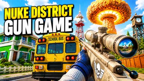 NUKE DISTRICT GUN GAME | FIRST PERSON — Fortnite Creative Insel