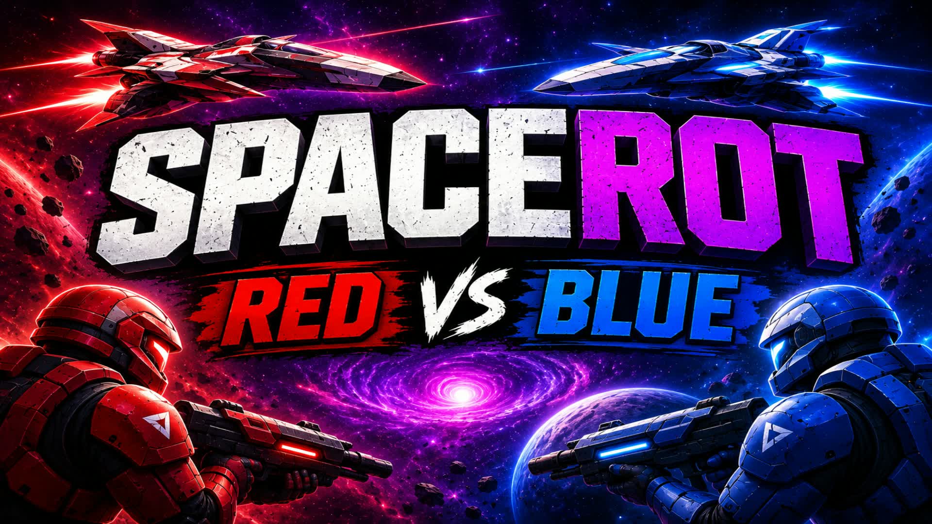 SpaceRot:Red Vs Blue