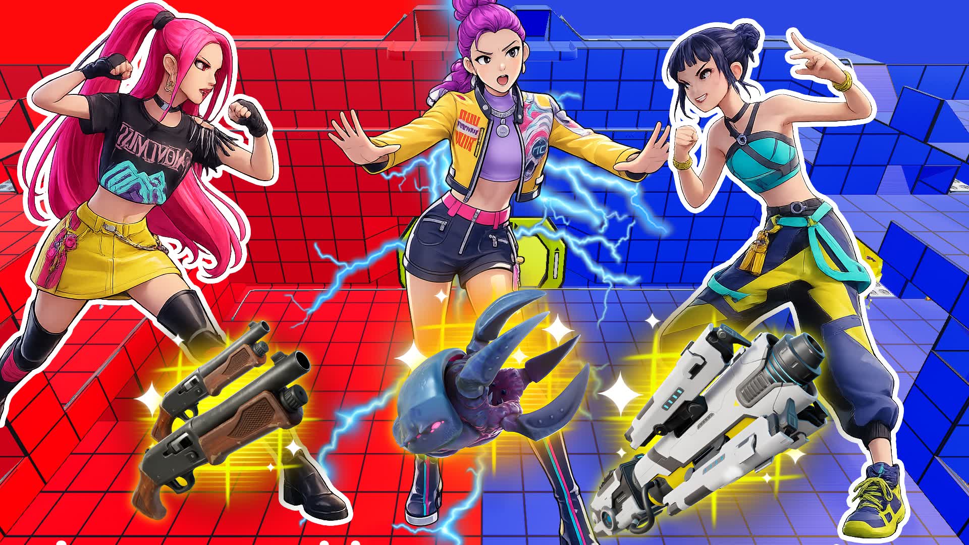 KPOP HUNTERS RED VS BLUE🔴🔵Mira vs Zoey