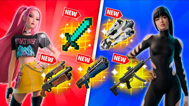 KPOP RED VS BLUE🔵🔴NEW GUNS